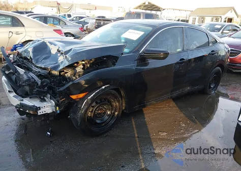 2019 Honda Civic Lx из США, поврежденный, VIN 2HGFC2F6XKH555403